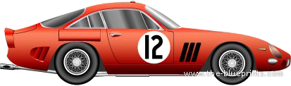 Ferrari 330 LMB (1963) - Ferrari - drawings, dimensions, pictures of the car