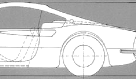 Ferrari Dino 246 GT - Феррари - чертежи, габариты, рисунки автомобиля