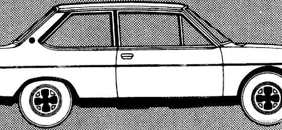 Fiat 131 TC Mirafiori Sport (1980) - Фиат - чертежи, габариты, рисунки автомобиля