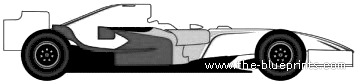 Force India VJM01 F1 GP (2008) - Разные автомобили - чертежи, габариты, рисунки автомобиля