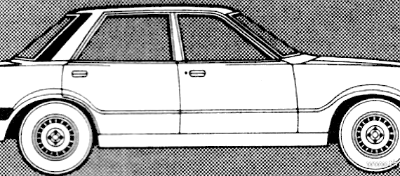 Ford Cortina Mk.IV 1600 L (1980) - Форд - чертежи, габариты, рисунки автомобиля
