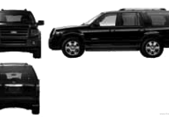 Ford Expedition (2007) - Ford - drawings, dimensions, pictures of the car