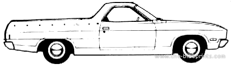 Ford Falcon Utility (AUS) (1978) - Форд - чертежи, габариты, рисунки автомобиля