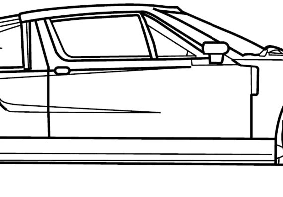 Ford GT (2006) - Форд - чертежи, габариты, рисунки автомобиля