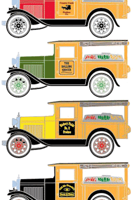 Ford Model A Huckster - Ford - drawings, dimensions, pictures of the car
