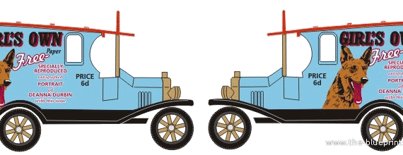 Ford Model T - Ford - drawings, dimensions, pictures of the car