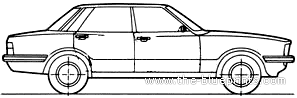 Ford Taunus 4-Door (1979) - Ford - drawings, dimensions, pictures of the car