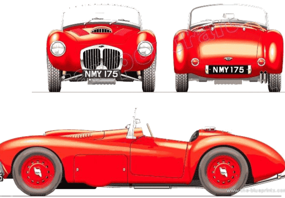 Frazer Nash Mille Miglia (1950) - Different cars - drawings, dimensions, pictures of the car