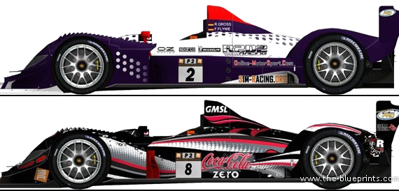 HPD Acura ARX 01b (2011) - Different cars - drawings, dimensions, pictures of the car