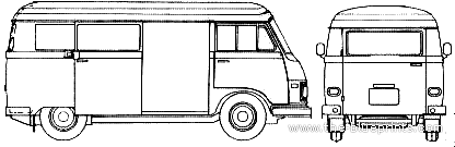 Hanomag F20 - Разные автомобили - чертежи, габариты, рисунки автомобиля