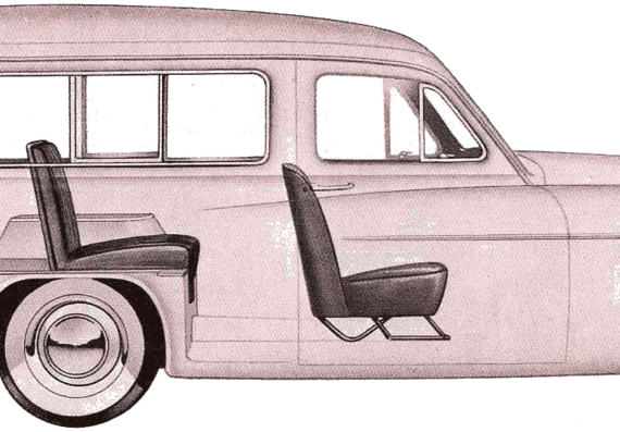 Hillman Estate Car (1956) - Разные автомобили - чертежи, габариты, рисунки автомобиля