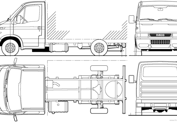 Iveco Daily Cabinet (2008) - Iveco - drawings, dimensions, pictures of the car