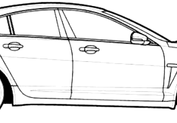 Jaguar (2016) - Ягуар - чертежи, габариты, рисунки автомобиля