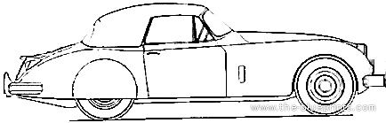 Jaguar XK150 (1958) - Jaguar - drawings, dimensions, pictures of the car