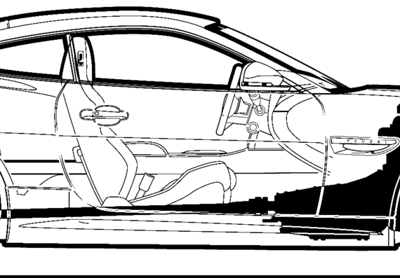 Jaguar XKR-S (2012) - Ягуар - чертежи, габариты, рисунки автомобиля