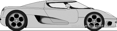Koenigsegg CC8S (2002) - Koenigsegg - drawings, dimensions, pictures of the car