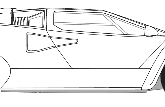 Lamborghini Countach - Lamborghini - drawings, dimensions, pictures of the car