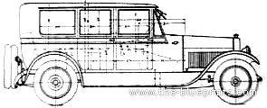 Lincoln Fleetwood Limousine (1923) - Lincoln - drawings, dimensions, pictures of the car