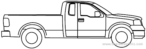 Lincoln Mark LT (2007) - Линкольн - чертежи, габариты, рисунки автомобиля