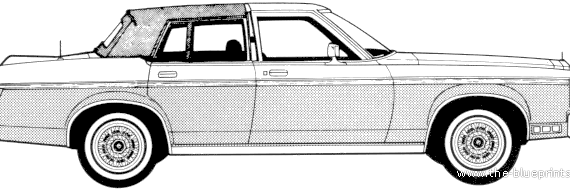 Lincoln Versailles (1979) - Lincoln - drawings, dimensions, pictures of the car
