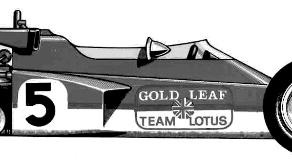 Lotus 72 F1 GP (1970) - Lotus - drawings, dimensions, pictures of the car