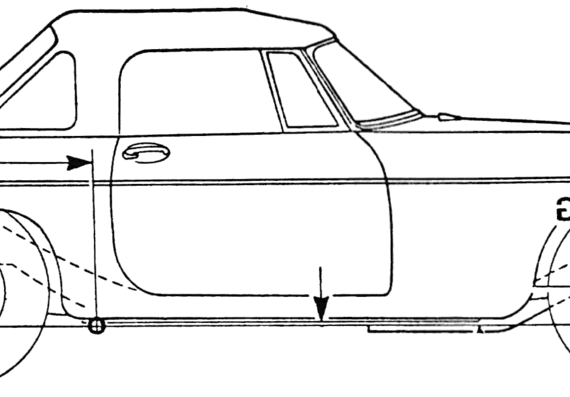 MGB Mk. III - МЖ - чертежи, габариты, рисунки автомобиля