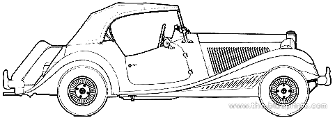 MP Lafer - Разные автомобили - чертежи, габариты, рисунки автомобиля