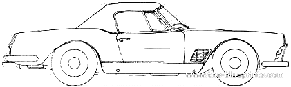Maserati 3500 GT Spyder Vignale - Maseratti - drawings, dimensions, pictures of the car