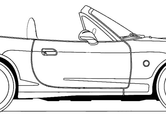Mazda MX5 Miata (2004) - Mazda - drawings, dimensions, pictures of the car
