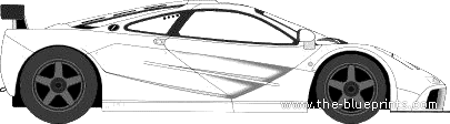 McLaren F1 (1995) - McLaren - drawings, dimensions, pictures of the car