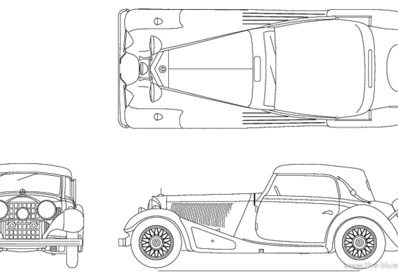 Mercedes-Benz 380 Cabriolet A - Mercedes Benz - drawings, dimensions, pictures of the car