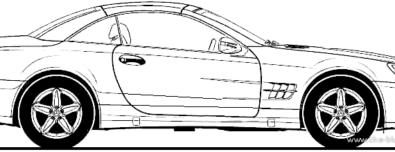 Mercedes-Benz SL500 (2010) - Mercedes Benz - drawings, dimensions, pictures of the car