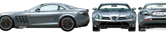 Mercedes-Benz SLR McLaren 722 Edition - Mercedes Benz - drawings, dimensions, pictures of the car