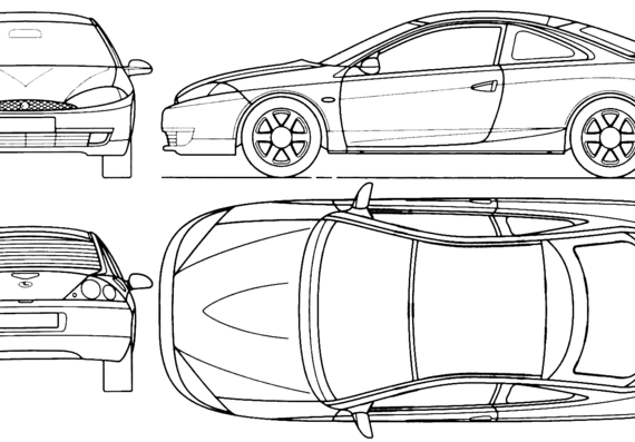 Mercury Cougar (1999) - Mercury - drawings, dimensions, pictures of the car