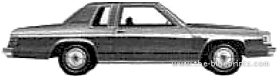 Mercury Marquis 2-Door Sedan (1979) - Mercury - drawings, dimensions, pictures of the car