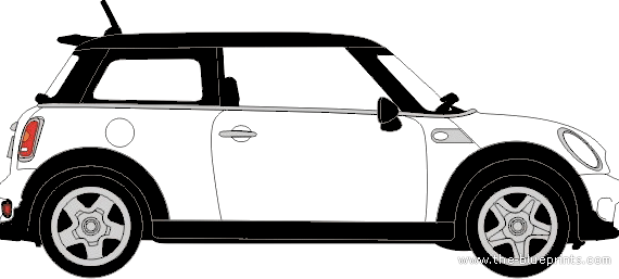 Mini 1000 - Мини - чертежи, габариты, рисунки автомобиля