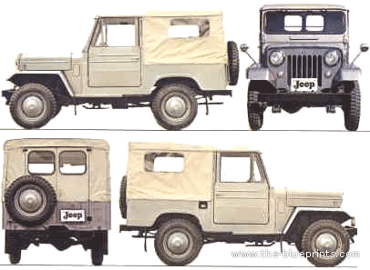 Mitsubishi Jeep J20 - Mittsubishi - drawings, dimensions, pictures of the car