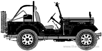 Mitsubishi Jeep J50 - Mittsubishi - drawings, dimensions, pictures of the car