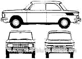 NSU 1200C (1971) - NSO - drawings, dimensions, pictures of the car