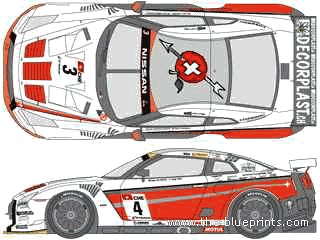 Nissan GT-R R35 (2010) - Nissan - drawings, dimensions, pictures of the car