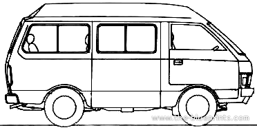 Nissan Vanette - Nissan - drawings, dimensions, pictures of the car