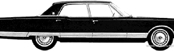 Oldsmobile 98 Luxury Sedan (1965) - Олдсмобиль - чертежи, габариты, рисунки автомобиля