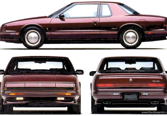 Oldsmobile Toronado Trofeo (1991) - Oldsmobile - drawings, dimensions, pictures of the car