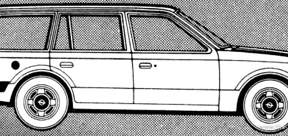 Opel Kadett 1.3L Caravan (1980) - Opel - drawings, dimensions, pictures of the car