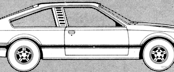Opel Monza S 3.0E (1981) - Opel - drawings, dimensions, pictures of the car