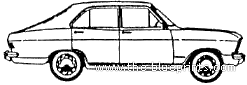 Opel Olympia Fastback 4-Door - Опель - чертежи, габариты, рисунки автомобиля