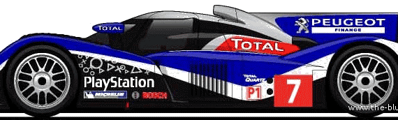 Peugeot 908 LM (2011) - Peugeot - drawings, dimensions, pictures of the car
