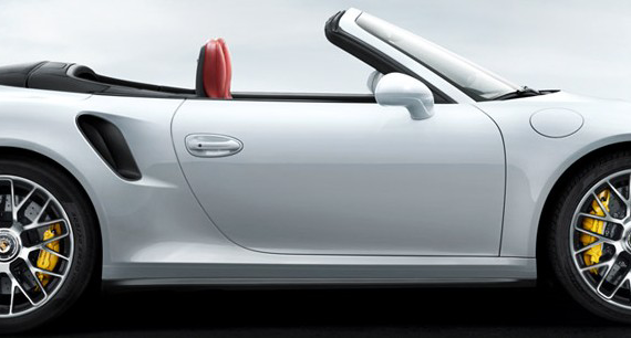 Porsche 911 Turbo S Cabriolet (2014) - Порше - чертежи, габариты, рисунки автомобиля