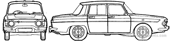 Renault 10 - Renault - drawings, dimensions, pictures of the car