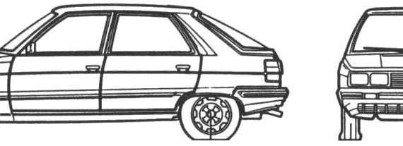 Renault 11 - Renault - drawings, dimensions, pictures of the car